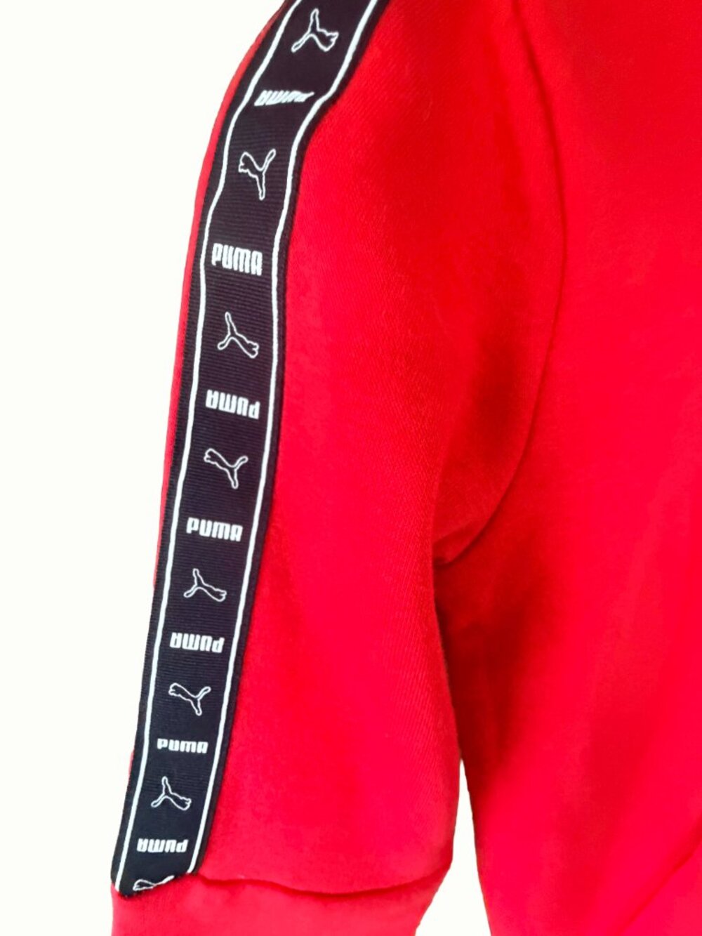 NWT PUMA Kids Size 6 Red Hoodie & Black Jogger 2 Piece Fleece Set $46 Retail - Picture 6 of 9